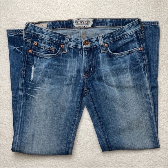 Big Star Denim Jeans Rikki Distressed Size 26 - Picture 3 of 9